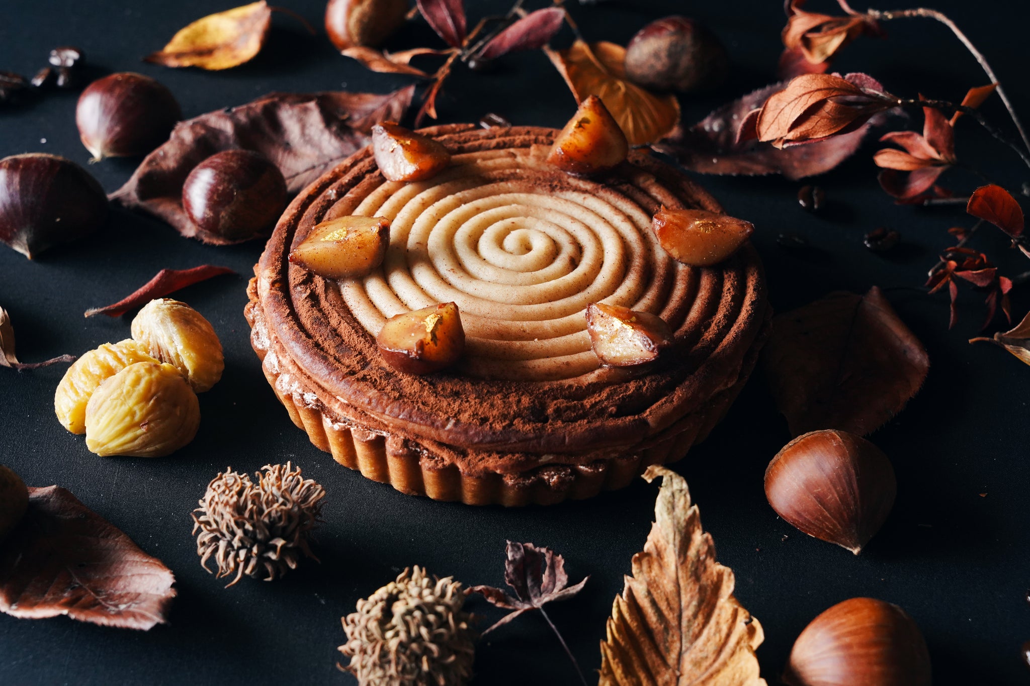 小布施栗のモンブランタルト – ガラリ 北斎館 Garari Hokusai Museum