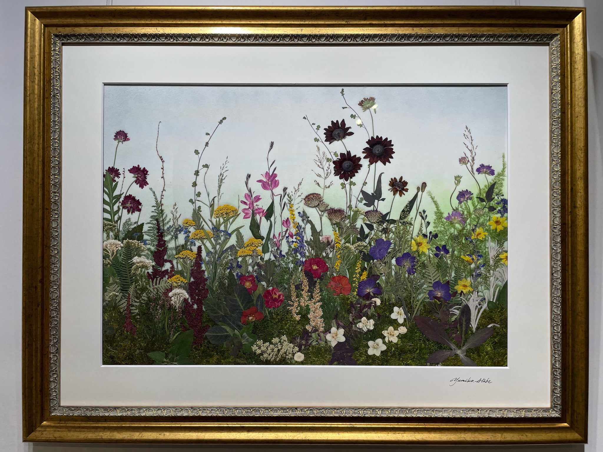 クザーコフ G.G 野に咲く花　　10号絵画 クザーコフ G.G 野に咲く花10号絵画