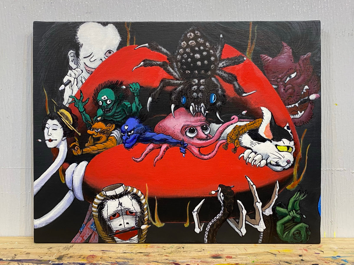 Randy TAKAHASHI 卍百鬼夜行卍 – ガラリ 北斎館 Garari Hokusai